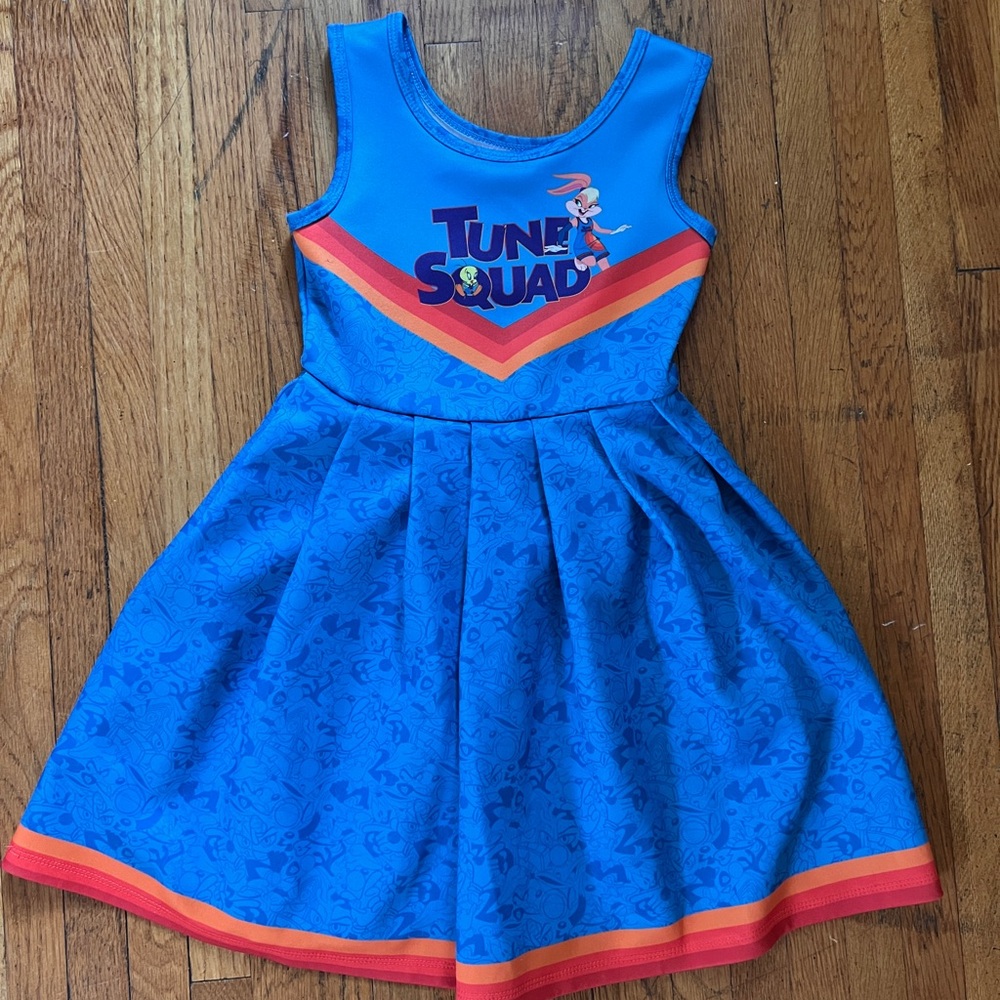 Girls size small 6/6X tune squad dress